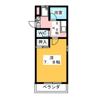 インペリアルコート【1階】の間取り