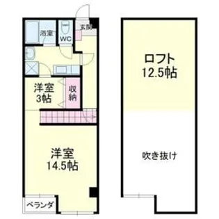 静岡県浜松市中央区龍禅寺町【マンション】の間取り