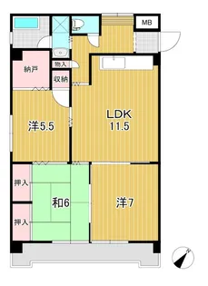 三協ビル【4階】の間取り
