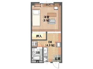 ファーニッシュド・ステイ安曇野の里【2階】の間取り