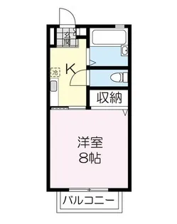 グロリアス泉中央【1階】の間取り