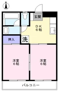 浦和領家コーポB棟【1階】の間取り