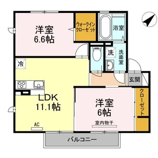 GRAZIO【2階】の間取り