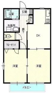 フレグランス和【1階】の間取り