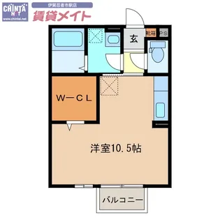 楽園B【2階】の間取り