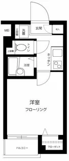 東京都杉並区松ノ木3【マンション】の間取り