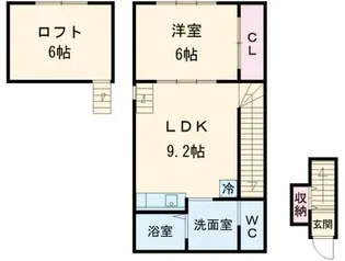 septieme (セッティエム)【2階】の間取り