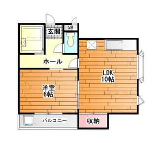 グレイスフルコーポイチカワ2【2階】の間取り