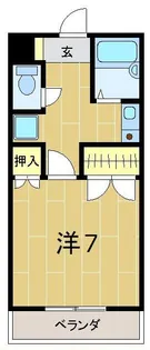 スカイハイツみやび【2階】の間取り