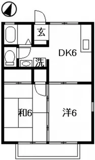 セジュール吉田【1階】の間取り