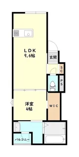 蒲原町アパート【2階】の間取り