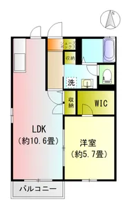 ラ・プランドール【2階】の間取り