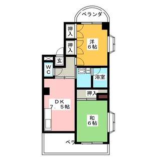プチロワイヤルサトウ【2階】の間取り