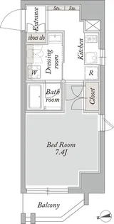 東京都台東区小島1【マンション】の間取り
