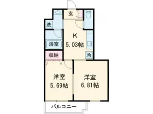 サンステージ【3階】の間取り
