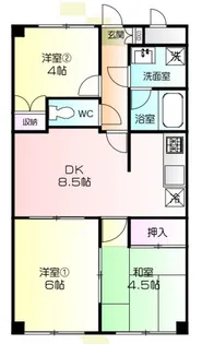 パークコートZAMA【1階】の間取り
