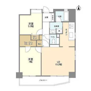 プライムアーバン西日暮里【2階】の間取り