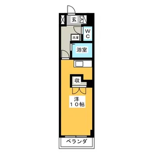 エステート柳原【2階】の間取り