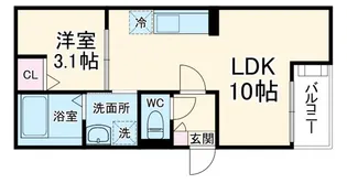 Jack nisshinI【2階】の間取り