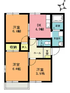 SHMアークガーデン桶川 F【2階】の間取り