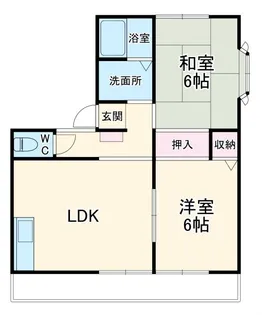 グレート山王【1階】の間取り