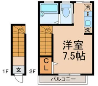 コンフォートひばりヶ丘【2階】の間取り