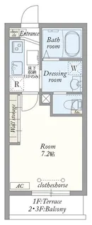 RIS伍番館【1階】の間取り