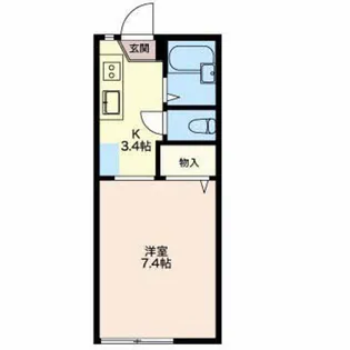 フローネ ツカサ【1階】の間取り