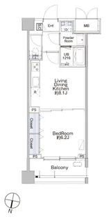 プロシード池上【2階】の間取り