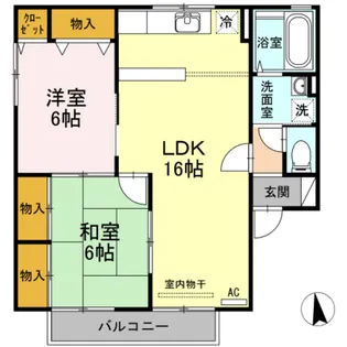 T.Village A棟【1階】の間取り