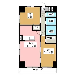 Live Flat上前津(旧 GRANDUKE上前津)【5階】の間取り