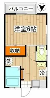 ハイツコウチ【1階】の間取り