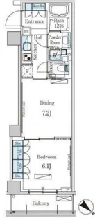 パークアクシス表参道レジデンス【2階】の間取り