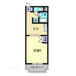 アルファ東古松II【2階】の間取り