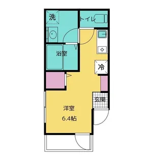 MELDIA行徳【1階】の間取り