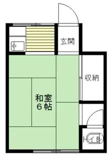 東栄荘【2階】の間取り