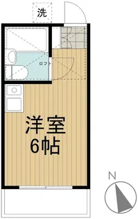 サンハイツ萩山【2階】の間取り