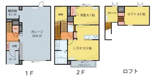 ソレアード南鍛冶町の間取り