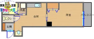 真珠ビル【2階】の間取り