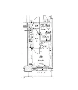 アンディーン月島【3階】の間取り