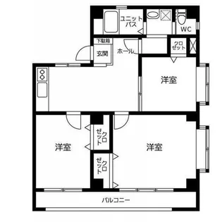 ハウス八雲第一【2階】の間取り