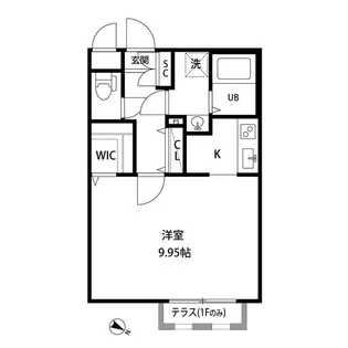 東京都渋谷区本町6【マンション】の間取り