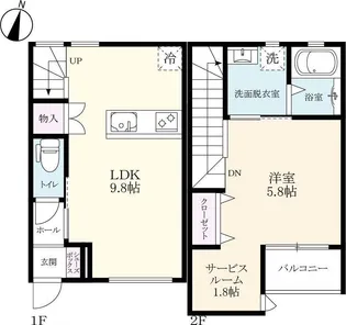 プレミアム牛津新町の間取り