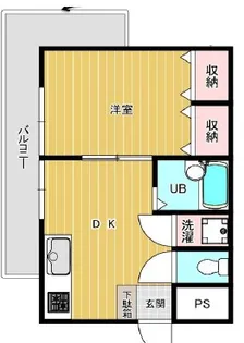 コーポイン美章園&河堀口【3階】の間取り