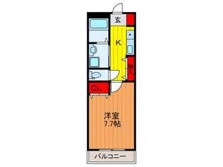 ゼウス【4階】の間取り