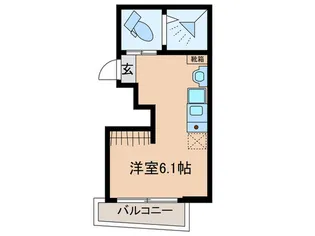 Glanz栄町【1階】の間取り