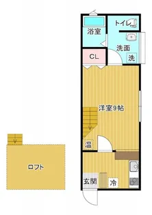 新潟県新発田市富塚町1【アパート】の間取り