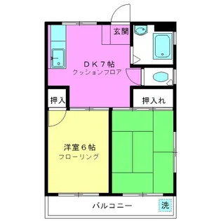ハイツウィスタリア【1階】の間取り