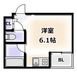 第六大朋マンション【5階】の間取り