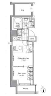 パークハビオ門前仲町【3階】の間取り